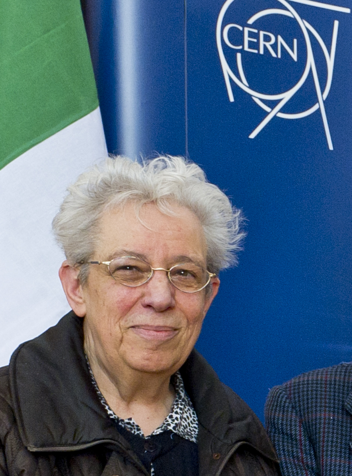 Ritratto di Maria Fidecaro nel 2011, al CERN (dettaglio).